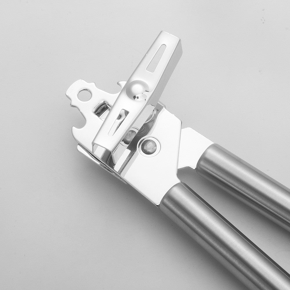 Deschizator conserve Flippy, material inox, ergonomic, gri-2