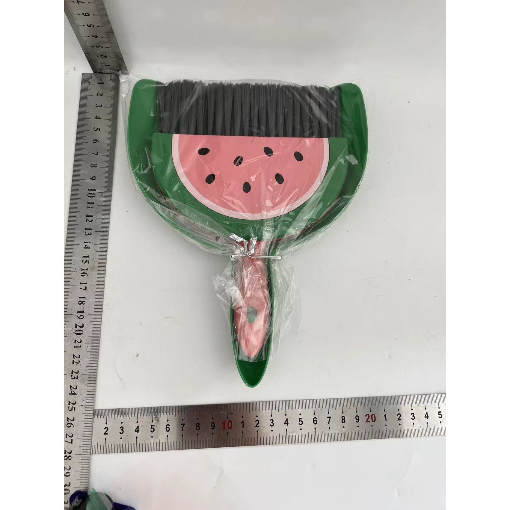 Set Mini Matura si Faras, Flippy, Uz Casnic, pentru Birou, Bucatarie, Casa, Model Pepene, Roz-Verde-1