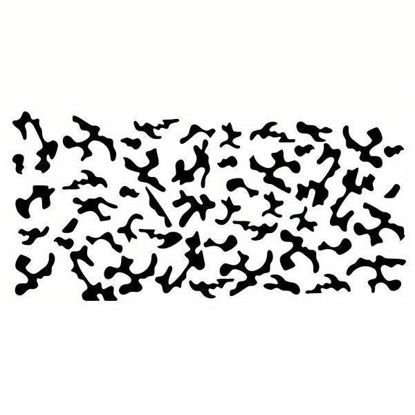 Set 2 stickere autoadezive Tuning in doua culori, model "Paint Stains", dimensiune 97 x 47 cm, culoare Negru + Rosu-2