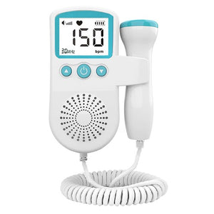 Monitor Fetal Doppler, Flippy, Monitorizare Sarcina, Ritm Cardiac, Ecran LCD 4.5 cm, 2 x Baterii AA (neincluse), Portabil, din ABS, 12.8 x 9.6 x 3 cm, Utilizare de la 9 Saptamani, Verde-0