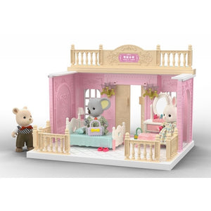 Dormitor pentru papusi cu mobilier si figurina-0
