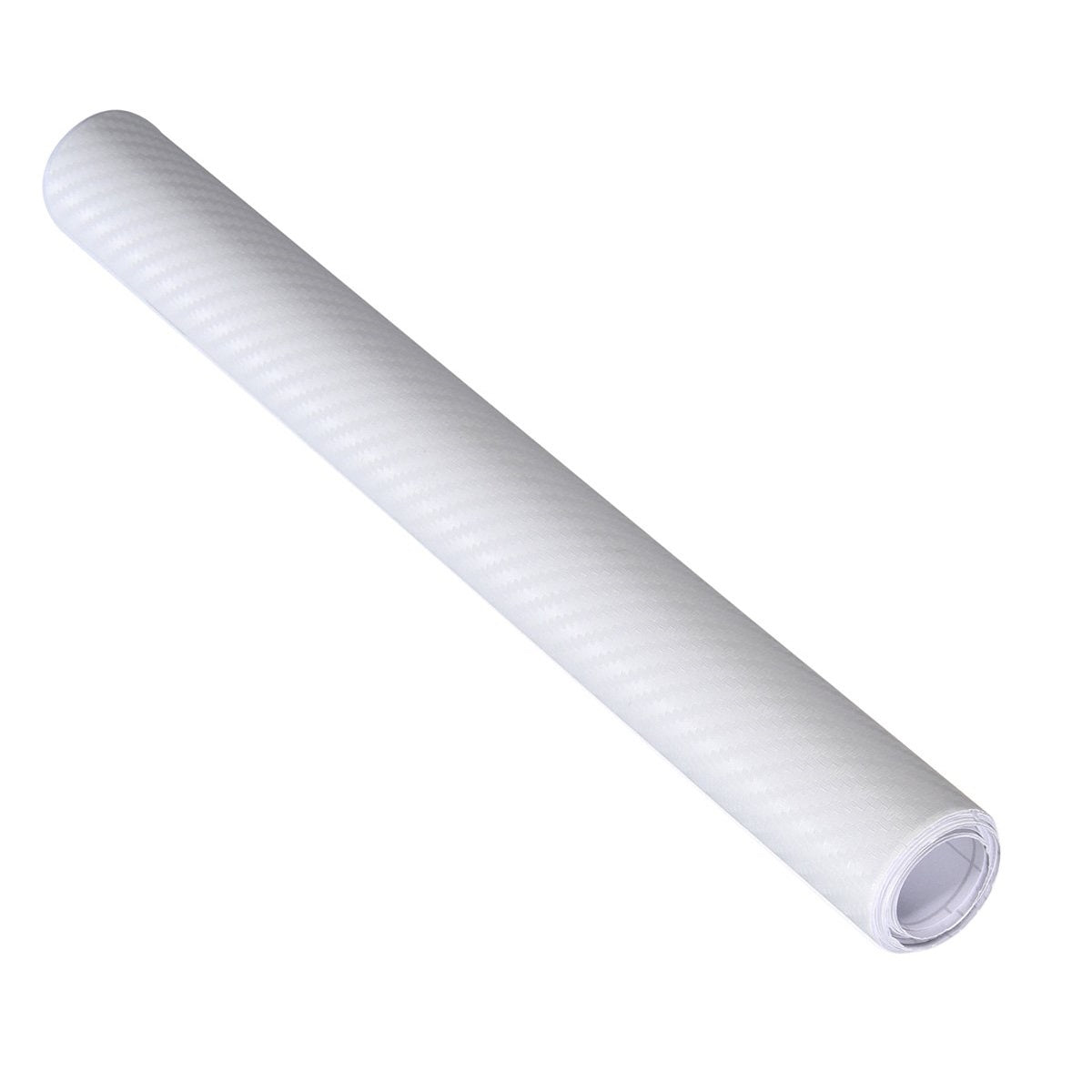 Folie colantare auto Carbon 3D - Alb (3m x 1,27m)-1