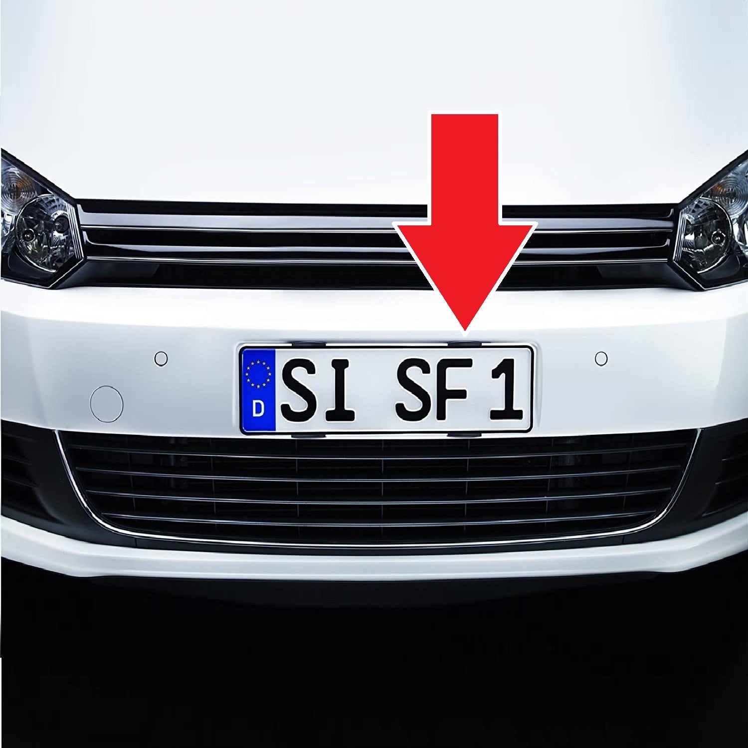 Set suporti placute inmatriculare "INVIZIBILI" (4 piese/set)-1