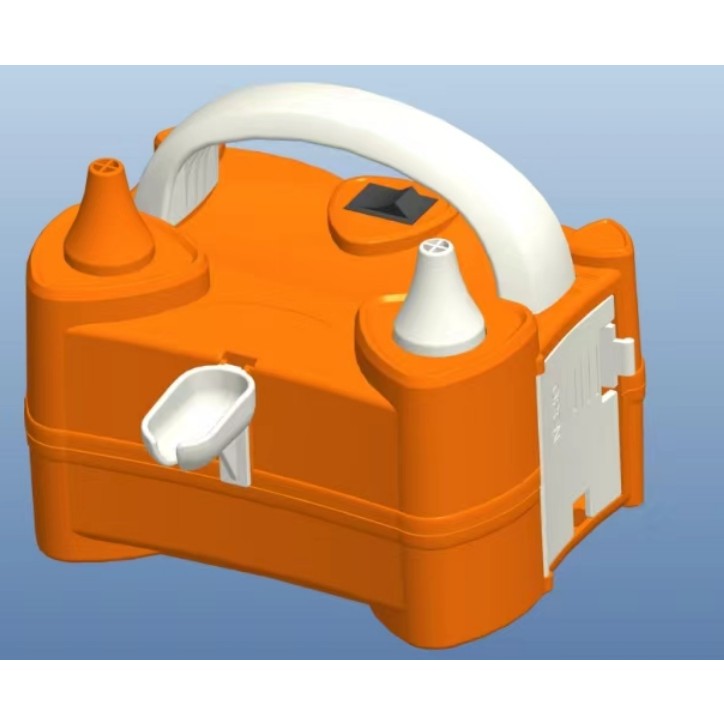 Pompa Electrica de Umflat Baloane, Flippy, cu Doua Iesiri, 220V, Putere 400W, Accesorii petrecere, Portocaliu-0