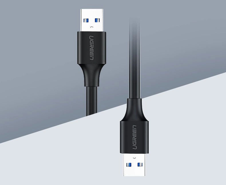 Cablu UGREEN USB 2.0 la USB 2.0 (0.5 m) – Negru