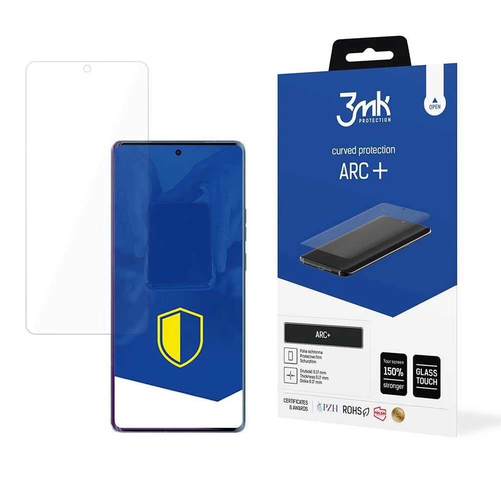 Folie protecție 3mk ARC+ pentru Motorola Edge 40 Pro 5G – Protecție avansată pentru ecran
