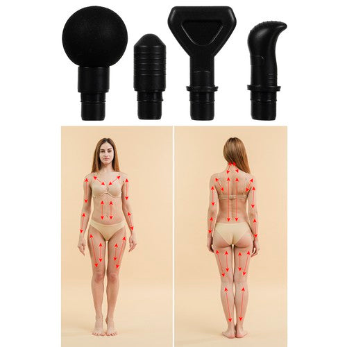 Aparat de Masaj Profesional cu 10 Capete și Geantă de Transport