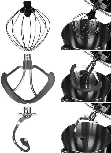 Robot bucatarie 2200W, bol 6,2 litri, 3 palete diferite, 6 trepte viteza si PULSE, 43x33x24,5 cm