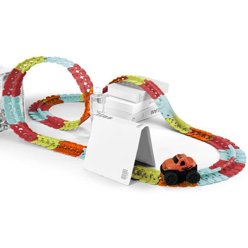 Set Masinuta cu LED-uri & Pista Flexibila pentru Curse