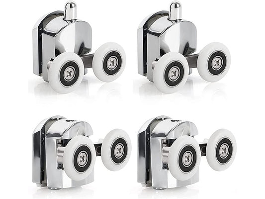 SET 8 ROȚI DUBLE INFERIOARE ȘI SUPERIOARE PENTRU CABINĂ DE DUȘ – 16 PIESE