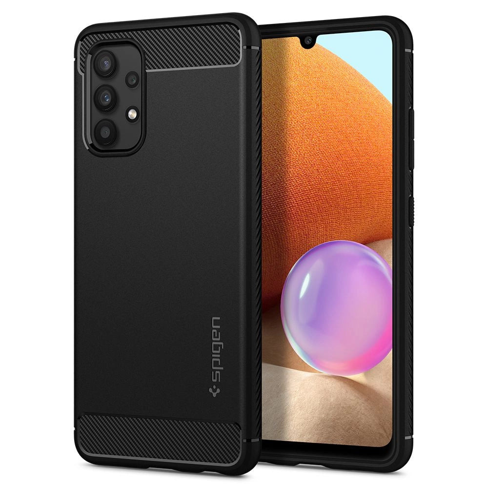Husă Spigen Rugged Armor pentru Samsung Galaxy A52 / A52s – Negru Mat
