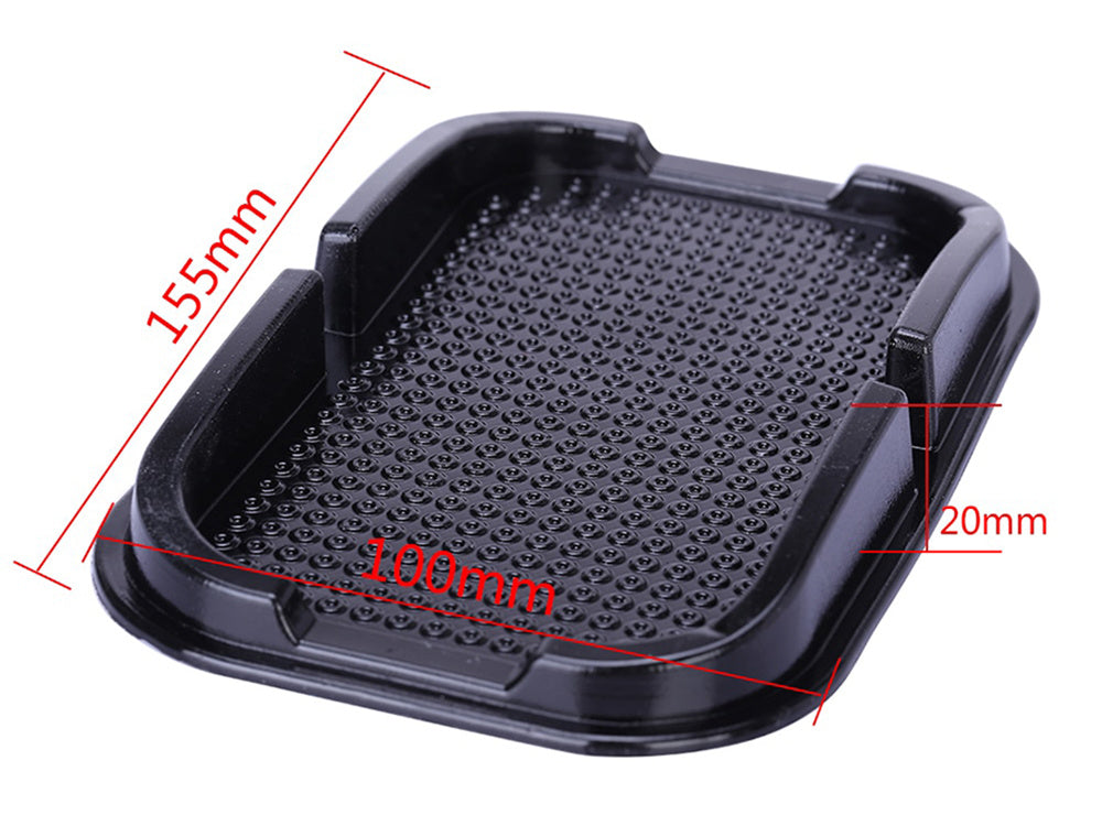 Suport telefon,chei pentru bord din silicon,negru