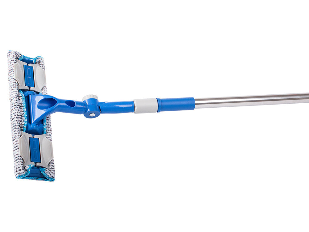 Stergător de Geamuri Telescopice, cu Eficiență 2-in-1 și Cârpă din Microfibră