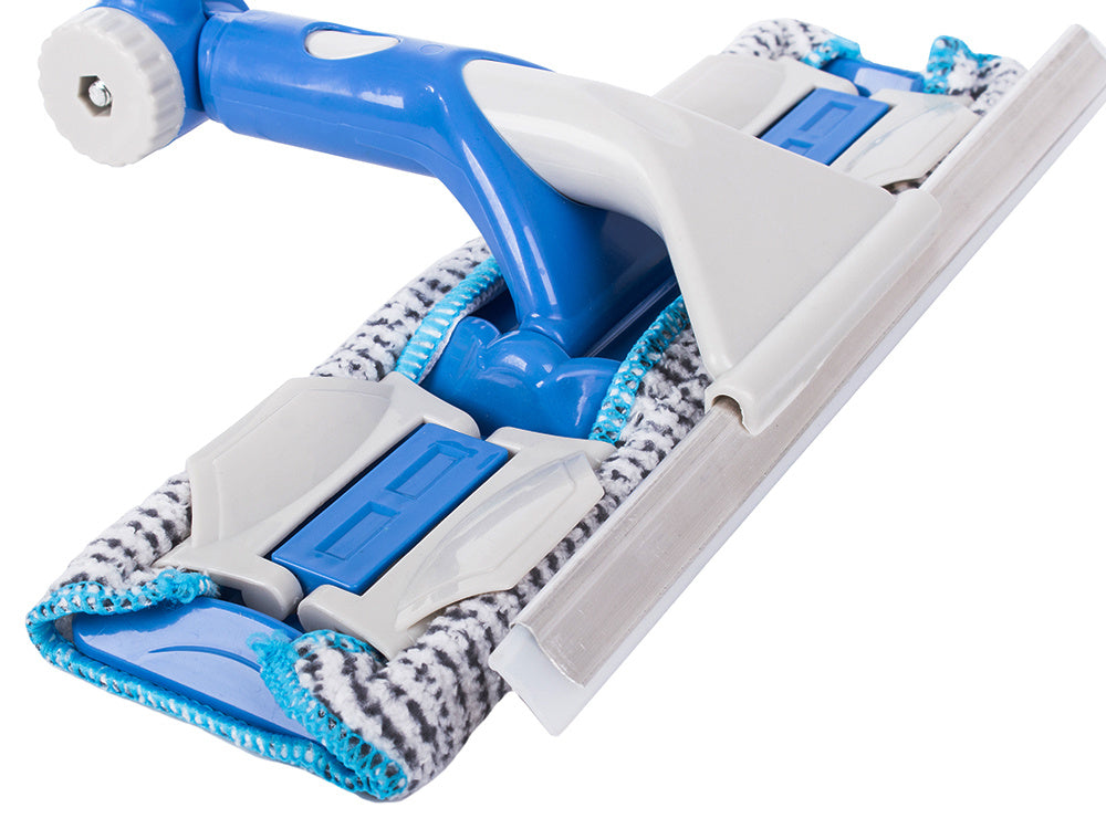 Stergător de Geamuri Telescopice, cu Eficiență 2-in-1 și Cârpă din Microfibră