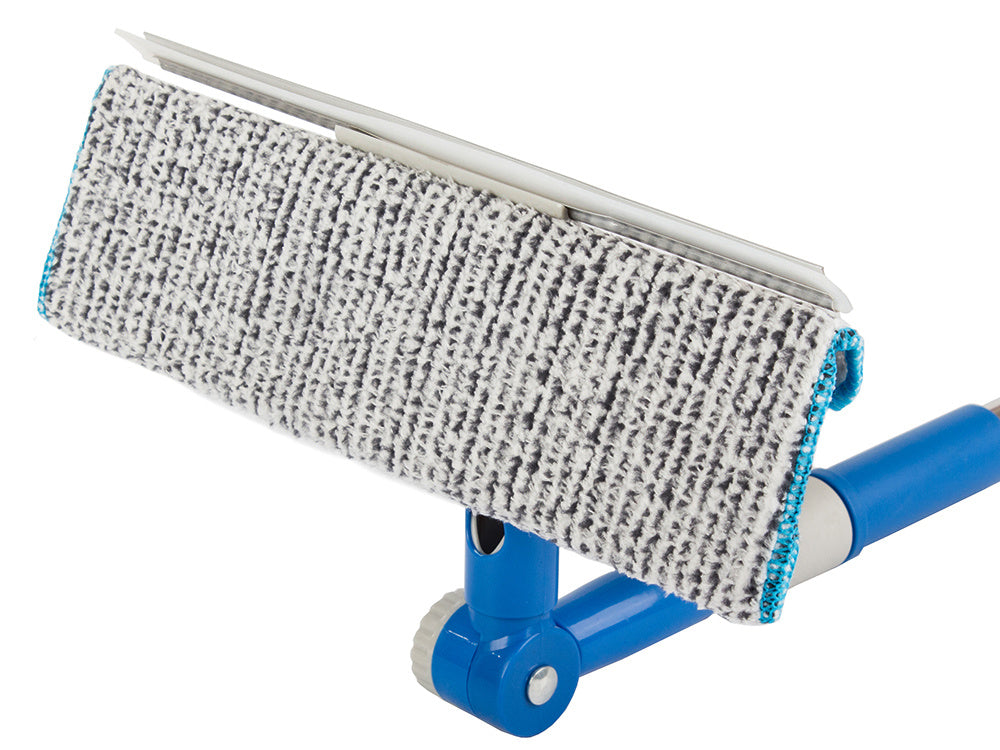 Stergător de Geamuri Telescopice, cu Eficiență 2-in-1 și Cârpă din Microfibră