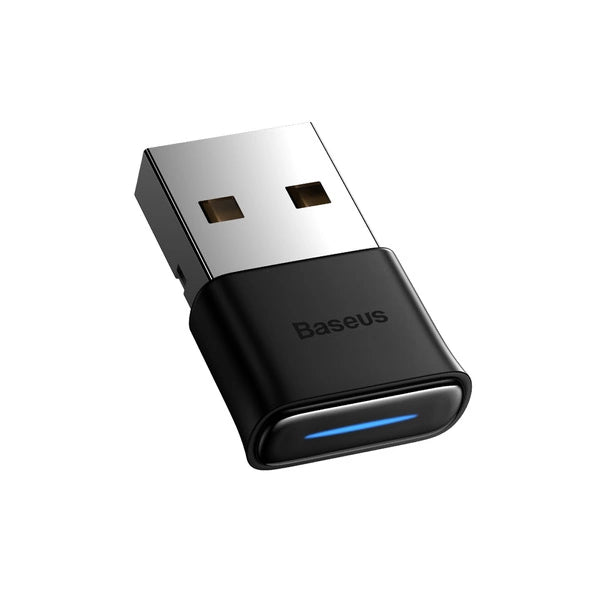 Adaptor Baseus BA04 r Bluetooth 5.0 USB receptor transmisor pentru computer negru.