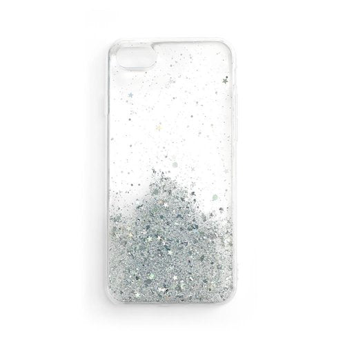 Husă de protecție Wozinsky cu sclipici pentru Xiaomi Note 10 4G – Transparentă
