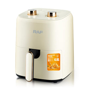Friteuza Air Fryer RAF R5237 cu aer cald, fără ulei – Capacitate 3L, 12 Programe, 1300W, Alb