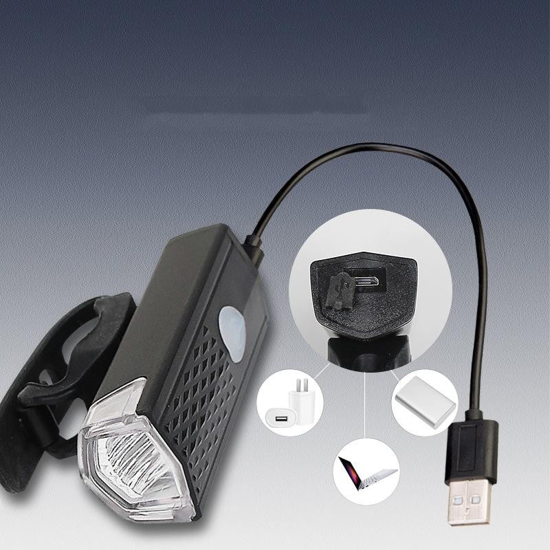 Far cu LED proiector pentru bicicleta\trotineta, Flippy, reincarcabil, cablu USB inclus, 3 moduri de lumina, IPX4, Negru, 6.5x2.9x2.3 cm-7