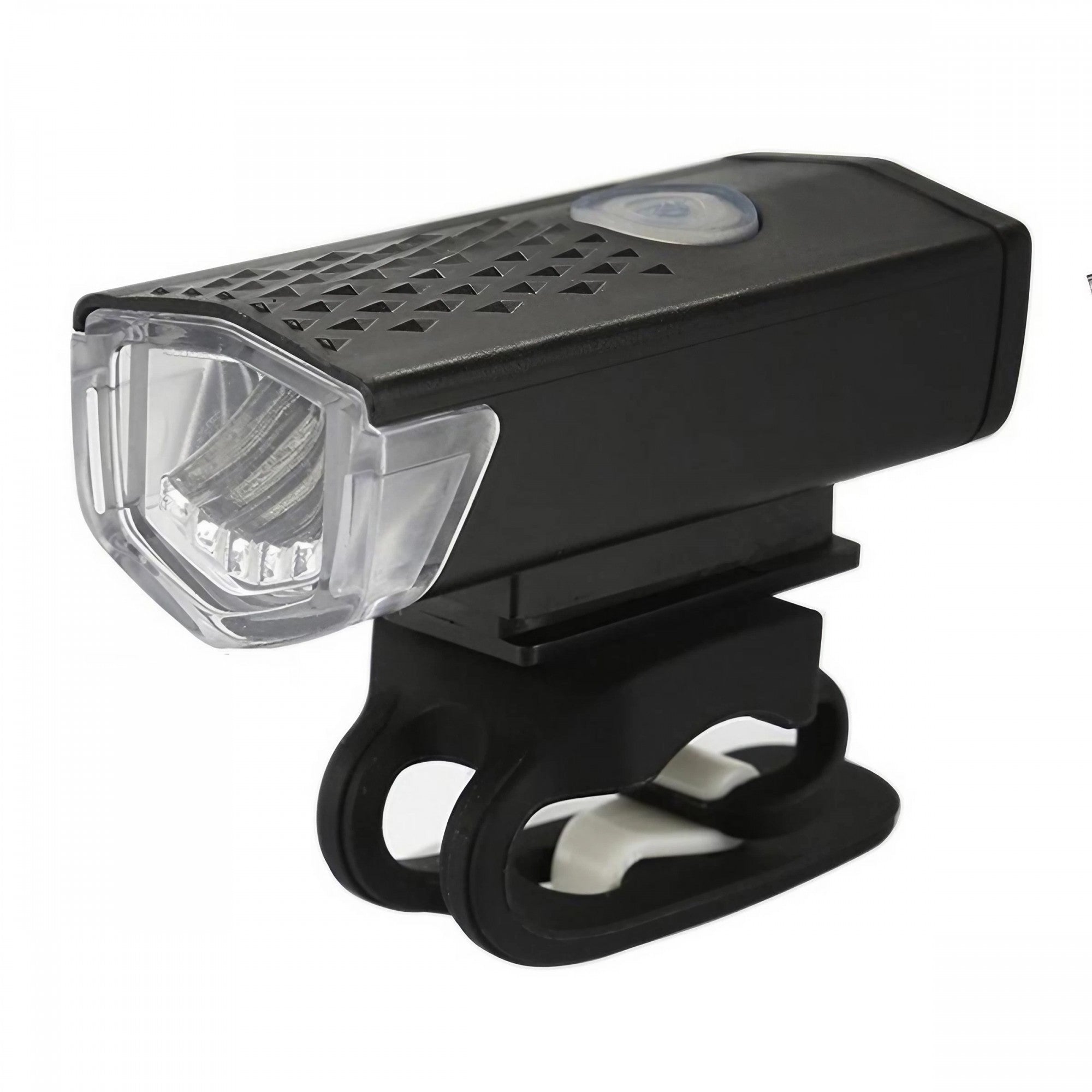 Far cu LED proiector pentru bicicleta\trotineta, Flippy, reincarcabil, cablu USB inclus, 3 moduri de lumina, IPX4, Negru, 6.5x2.9x2.3 cm-0