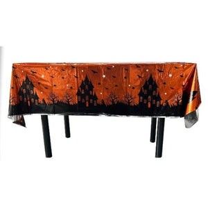 Fata de masa din folie, cu tematica Halloween, model 1+137*274cm-0