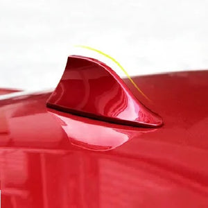 Antena auto activa AM - FM tip "SHARK TAIL" culoare ROSU-0