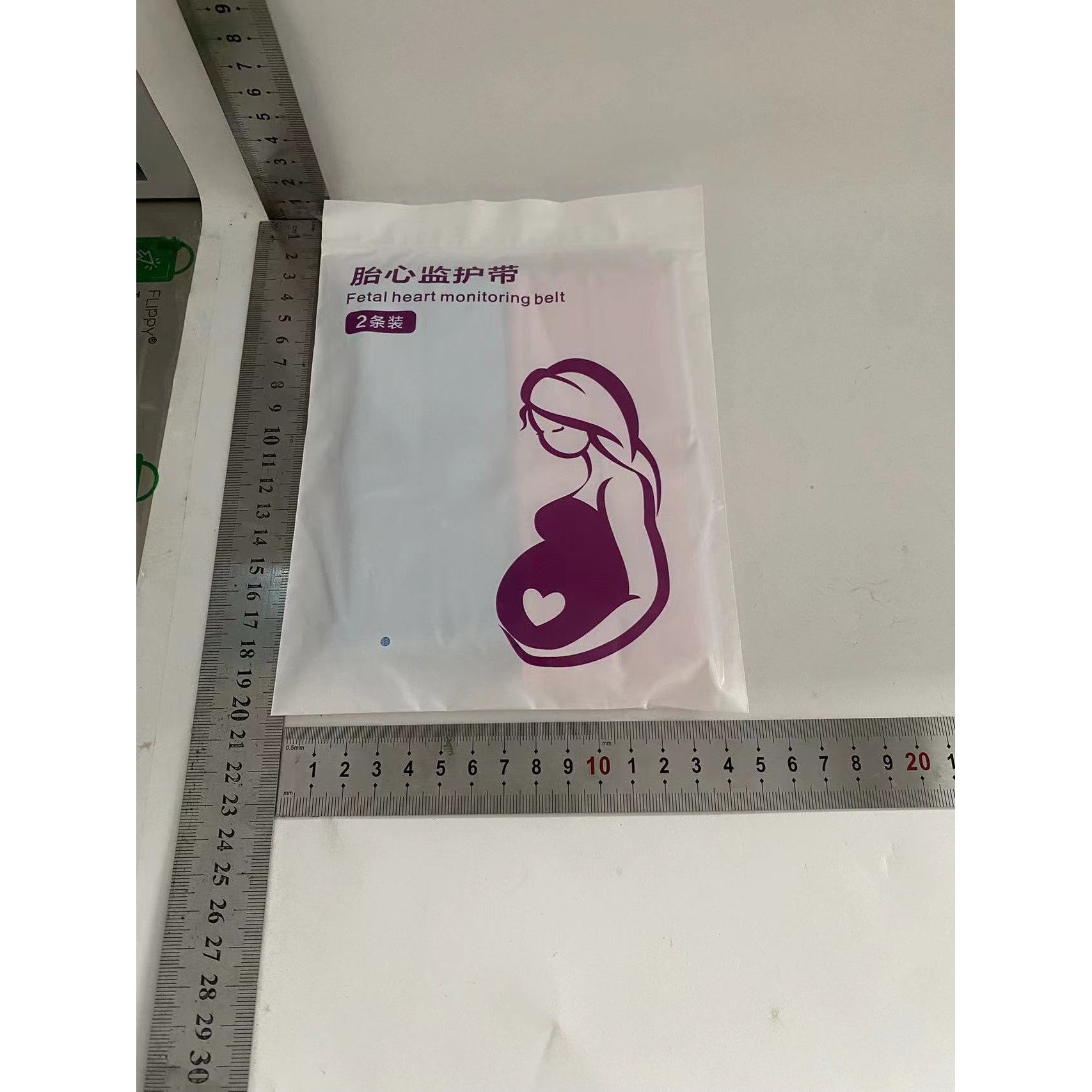 Centura de monitorizare a ritmului cardiac Fetal albastru + roz-1
