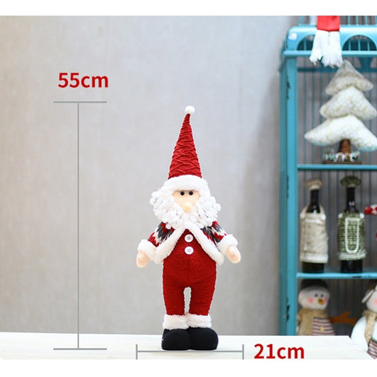 Figurina Craciun, Mos Craciun, rosu, inaltime 55 cm-1