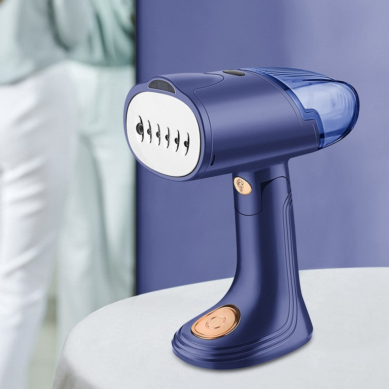 Aparat de Calcat Vertical Portabil cu Abur, Flippy, Putere 1500W, Rezervor Detasabil de 138ml, Priza, Functie Anti Calcar si Auto Curatare, Pliabil, cu Perie, 20x10.5x8 cm, Albastru-3