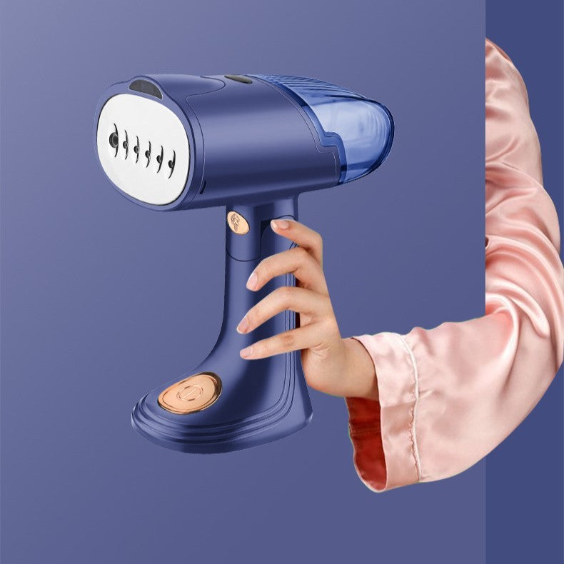 Aparat de Calcat Vertical Portabil cu Abur, Flippy, Putere 1500W, Rezervor Detasabil de 138ml, Priza, Functie Anti Calcar si Auto Curatare, Pliabil, cu Perie, 20x10.5x8 cm, Albastru-7