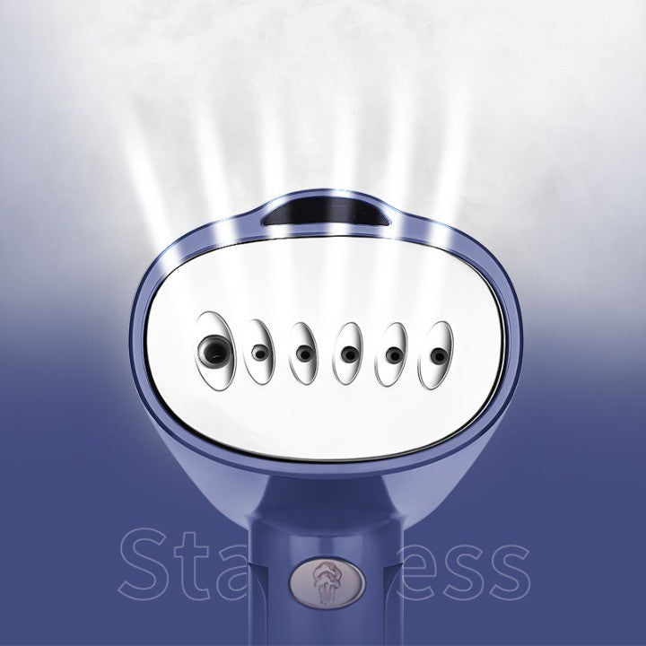 Aparat de Calcat Vertical Portabil cu Abur, Flippy, Putere 1500W, Rezervor Detasabil de 138ml, Priza, Functie Anti Calcar si Auto Curatare, Pliabil, cu Perie, 20x10.5x8 cm, Albastru-12