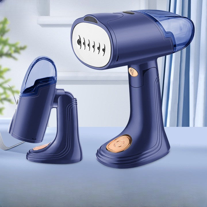 Aparat de Calcat Vertical Portabil cu Abur, Flippy, Putere 1500W, Rezervor Detasabil de 138ml, Priza, Functie Anti Calcar si Auto Curatare, Pliabil, cu Perie, 20x10.5x8 cm, Albastru-13