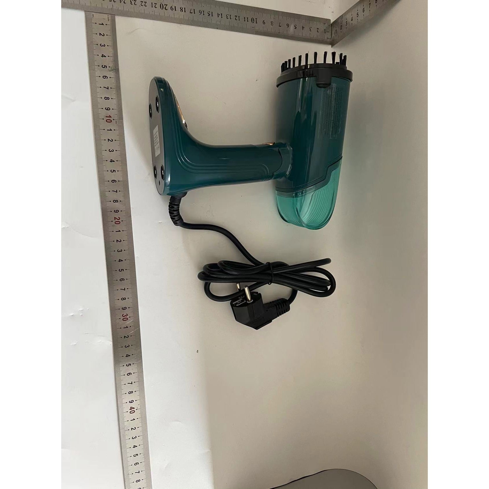 Folding handheld ironing machine - Color: turquoise; Product specifications: European standard cross-border (220V-240V)-1