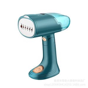 Folding handheld ironing machine - Color: turquoise; Product specifications: European standard cross-border (220V-240V)-0
