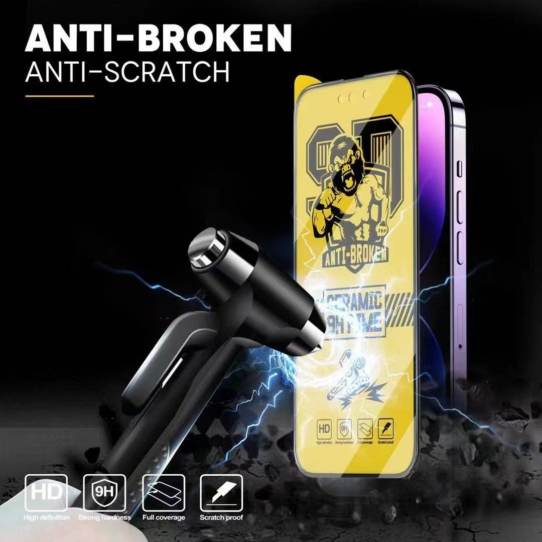 Folie de protectie Ceramica Flippy®, Transparenta HD, 9H, pentru Xiaomi Redmi A1 margini negre-1