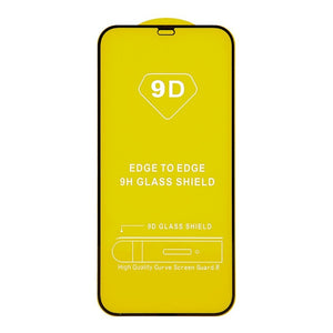 Folie de Protectie, Flippy, pentru Apple iPhone 15 Pro, Tempered Glass 9D, Full Cover, HD, Margini Negre, Transparent-0