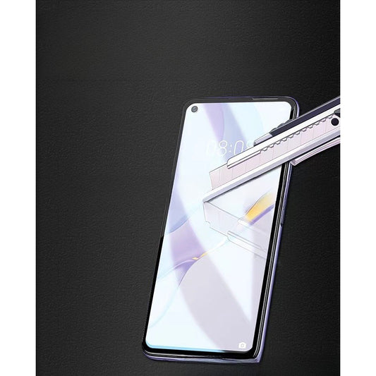 Folie de Protectie, Flippy, pentru Apple iPhone 15 Pro Max, Tempered Glass 9D, Full Cover, HD, Margini Negre, Transparent-1