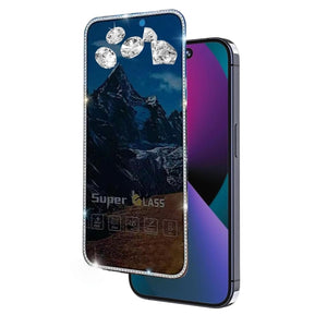 Folie de Protectie, Flippy, pentru iPhone 15 Pro, Privacy Tempered Glass cu Pietricele, ESD, HD, Transparent-0