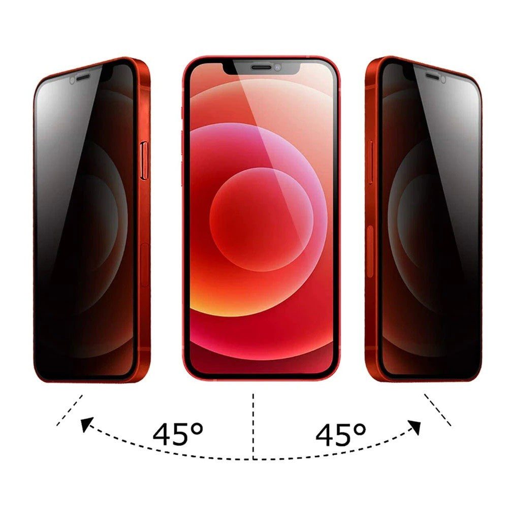 Folie ecran Flippy pentru iPhone 14 Pro Max, Sticla Privacy, Transparenta, Protectie Completa-3
