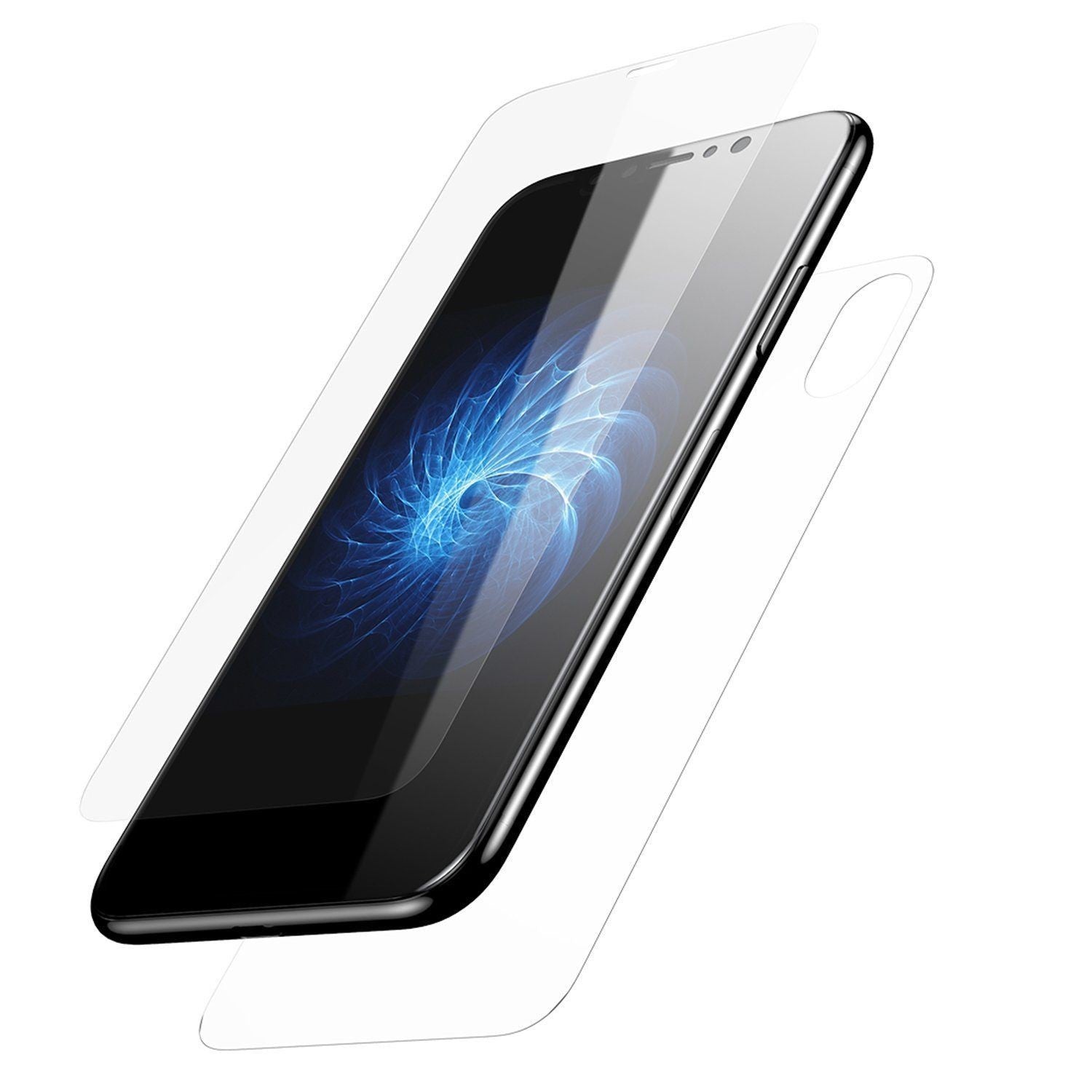 Folie Plastic Huawei Mate 10 Lite Fata-Spate Transparent-2