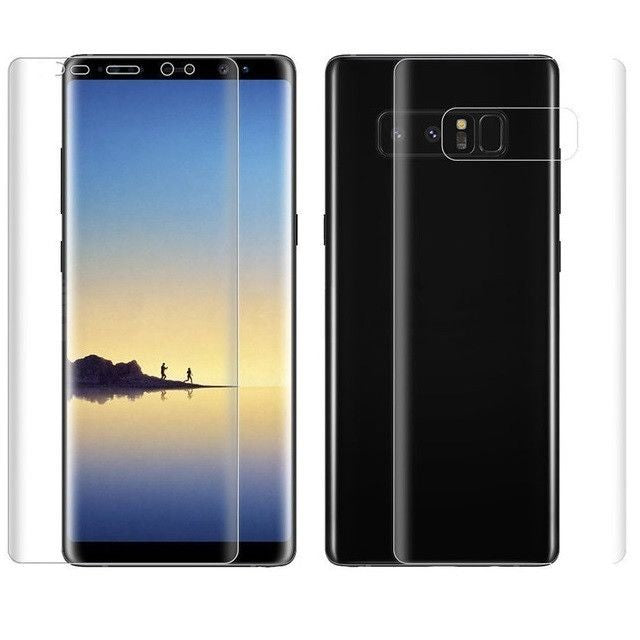 Folie Plastic Samsung Galaxy Note 9 Fata-Spate Transparent-2