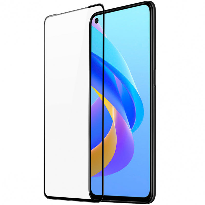 Folie din sticlă securizată Dux Ducis Full Glue 9D pentru Realme 9i / OPPO A36 / A76 – Neagră