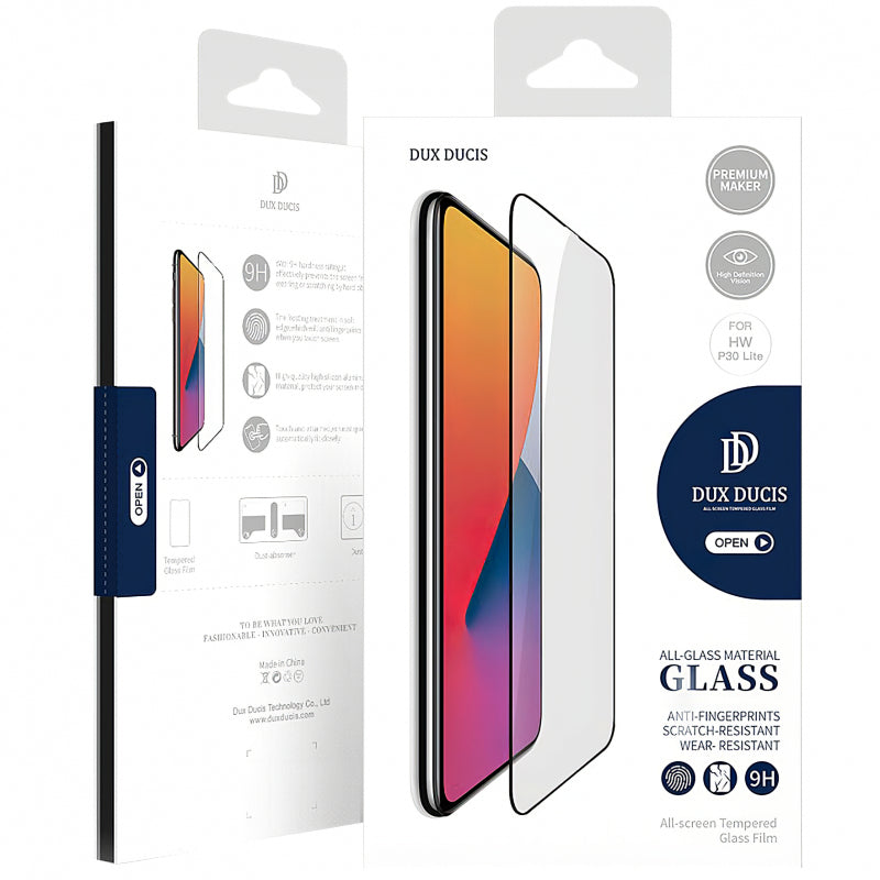 Folie din sticlă securizată Dux Ducis Full Glue 9D pentru Realme 9i / OPPO A36 / A76 – Neagră