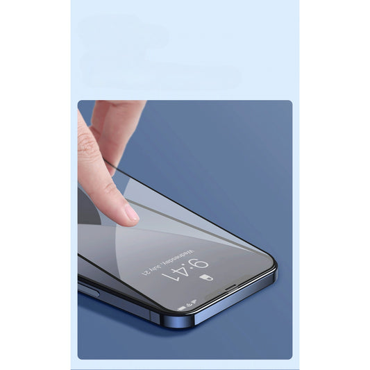 Folie protectie Flippy pentru Samsung S23, Sticla securizata, temperata, duritate 9H, Transparenta cu margini negre, Protectie Completa-1