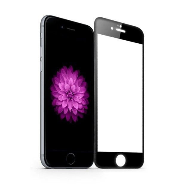 Folie Sticla Apple iPhone 6 Plus Full Face Negru-2