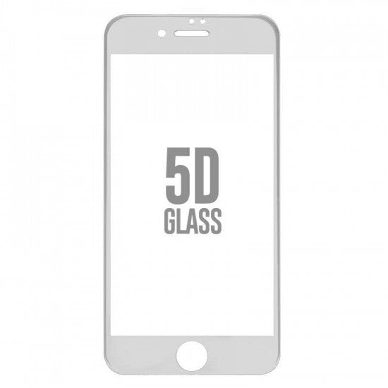 Folie Sticla Apple iPhone 7 Plus 4D/5D Alb-3