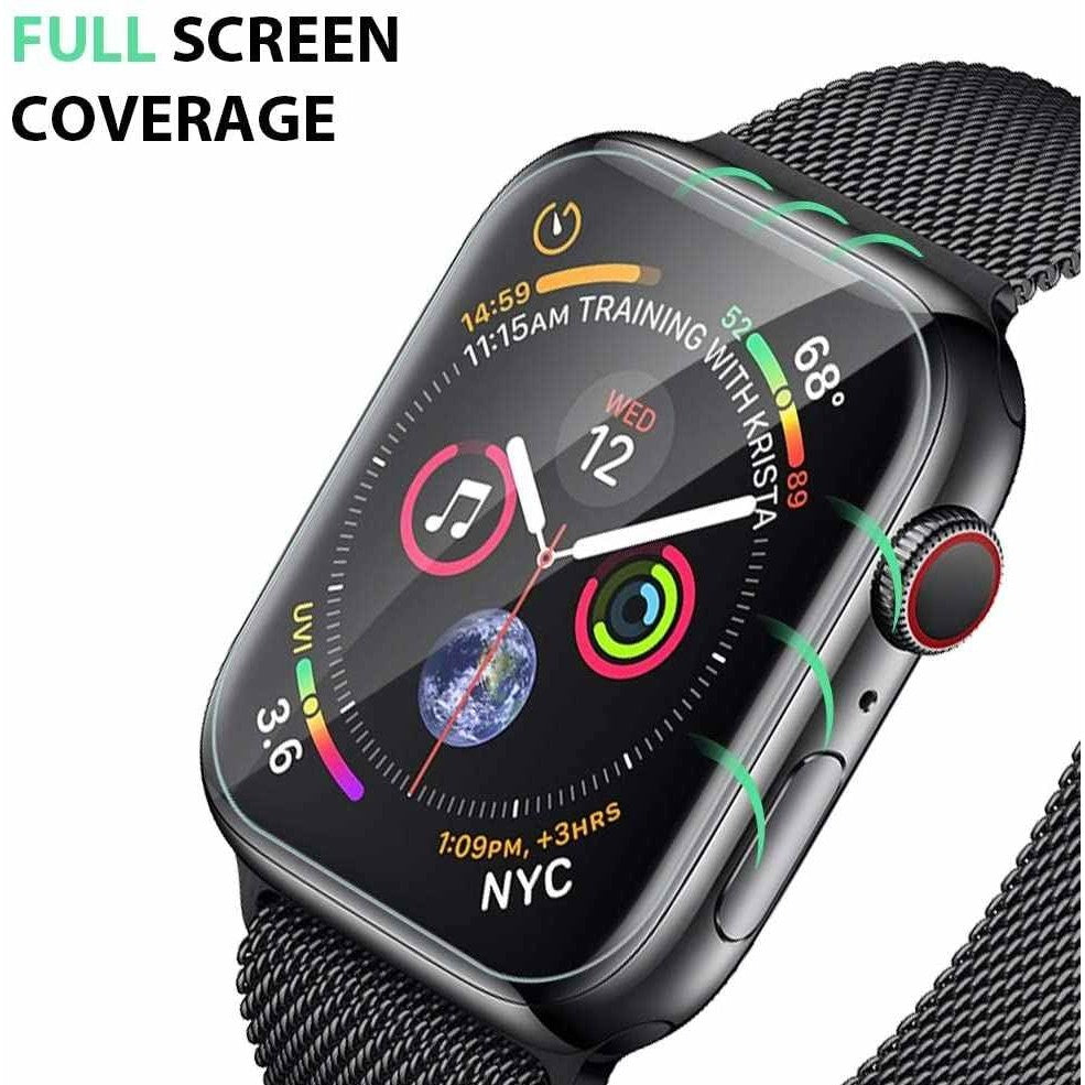 Folie Sticla Flippy pentru Apple Watch Series 2/3 38 mm UV Nano Water Transparent-5