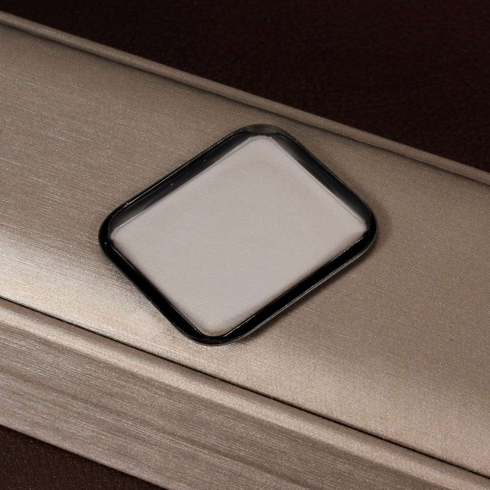 Folie Sticla Apple Watch Series 2/3 42 mm adeziv pe margine Negru-2