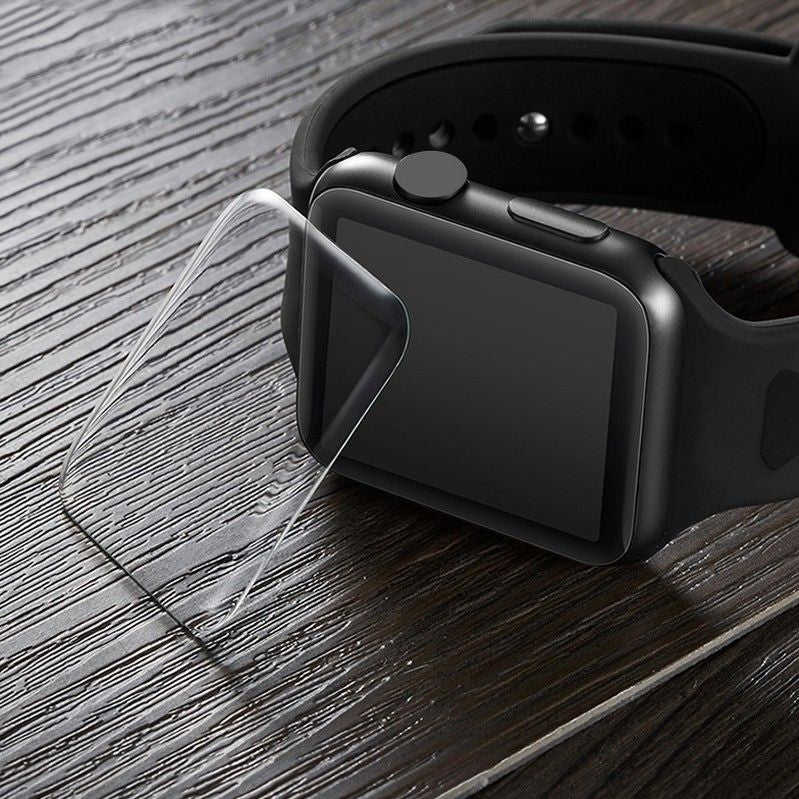 Folie Sticla Flippy pentru Apple Watch Series 2/3 42 mm UV Nano Water Transparent-1