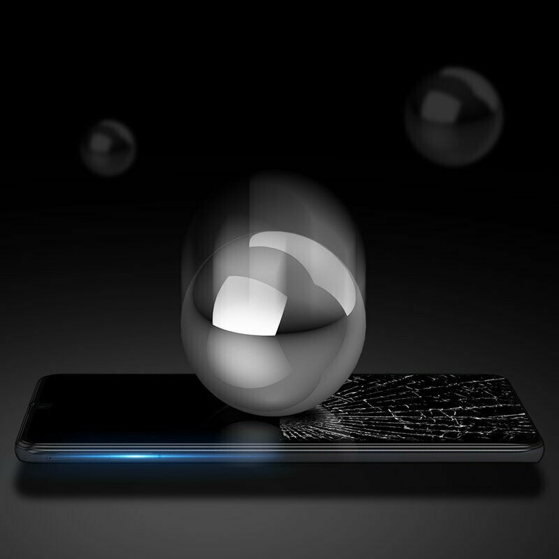 Folie Sticla Securizata Curbata Flippy pentru Samsung S10 Plus cu recunoastere a amprentelor digitale, 9H, lipici margine, contur negru-2